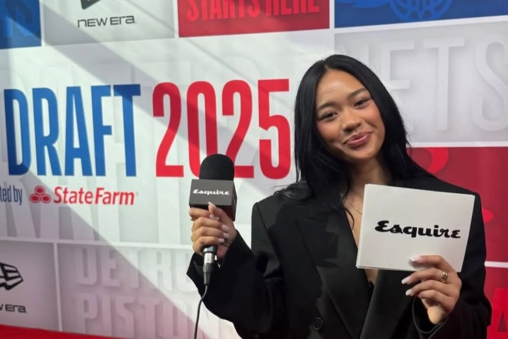 Suni Lee Steps Into the Spotlight at the NBA Draft